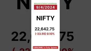 Nifty Bank Nifty Gold Price Today 9-4-2024 #shorts @TechnoTunnel
