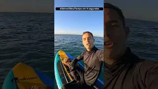 Fui de prancha até depois da linha do horizonte com gabriel_rocha_afonso no ttk #mar #oceano #fy