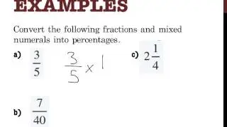 Year 8: Converting Decimals Percentages and Fractions