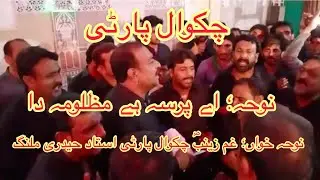 Chakwal Party | Haideri Group | Noha Aay Pursa Hay Mazlooma Da  2020