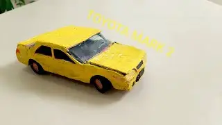 Как я лепил  пластилиновую TOYOTA MARK  2 /How I sculpted TOYOTA MARK 2 plasticine