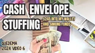 Cash Stuffing $245 | Weekly Stuffing 《Family Of 7》Cash Envelope System