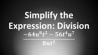 Simplify the Expression: (Division)