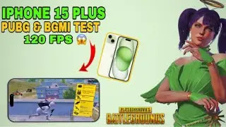 IPHONE 15 PLUS PUBG TEST | IPHONE 15 PLUS BGMI TEST | FERMI GAMING