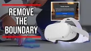 Remove the Boundary on Meta Quest VR Headsets and a MUST CHANGE setting for streaming!