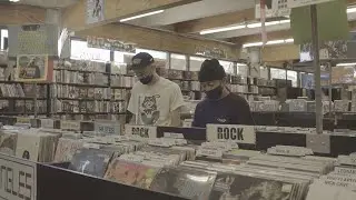 Going record shopping & making beats with Heru