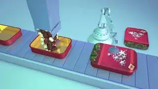 Christmas Chocolate factory(3D animation)