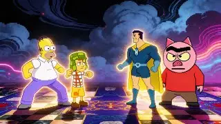 El Chavo animado & Homero Vs Capitanazo & Puerquísimo Chancho MUGEN
