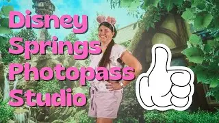 All about the Disney Springs Photopass Studio! Is it worth it? I think so!