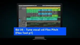Học Logic pro X | Bài 5 - chỉnh phô/ tune giọng trong Logic Pro X (FLex Tool p1) | A-Records
