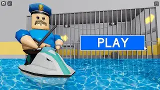 WATER BARRY'S PRISON RUN! New Scary Obby (