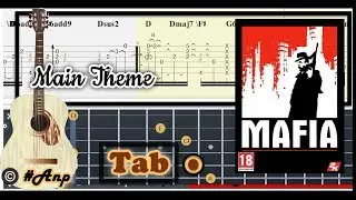 Guitar Tab - Main Theme (Mafia: The City of Lost Heaven) OST Fingerstyle Tutorial Sheet Lesson 