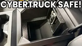 Cybertruck Center Console Fingerprint Safe Vault by CTMODS!