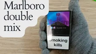 Smoking a Marlboro double mix cigarette - Review
