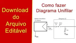 Diagrama Unifilar Fotovoltaico  Rápido e fácil - Baixe Grátis 