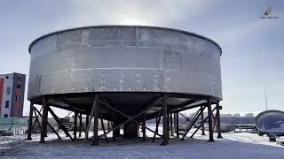 Контрольная сборка сгустителя Ø 18м.