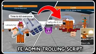 FE Admin Trolling Script - ROBLOX SCRIPTS - Prison Life Admin | Fluxus • Delta