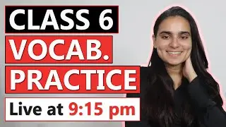 Class 6 - English Vocabulary Practice