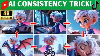 How to Create CONSISTENT AI Characters | FREE Prompt & AI Video Guide