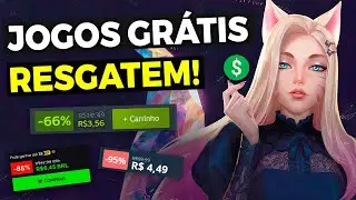 🔴 JOGOS GRÁTIS para PC  Resgate de GRAÇA Agora + Promoções incríveis, Games por Menos de 5 Reias