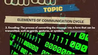 5. Elements of Communication Cycle