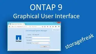 ONTAP 9 - Introduction to System Manager (GUI)
