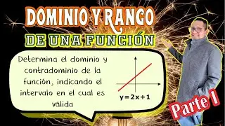 Dominio y rango  de la función y=2x+1
