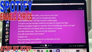 ✅  How To Enable Lyrics On Spotify Desktop App 🔴
