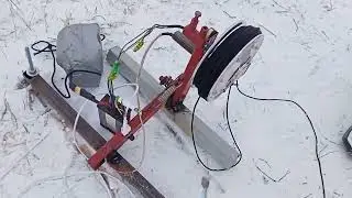 Лебедка-подъемник для снежной горки