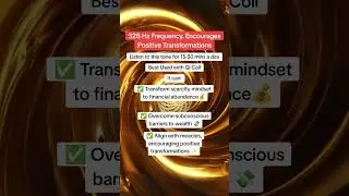 528 Hz Frequency  Encourages Positive Transformations