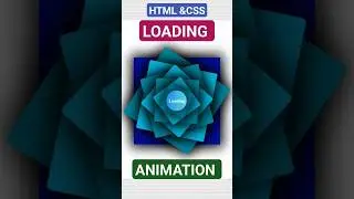 Quick CSS Loading Animation | Html CSS Animation Effects (Short Tutorial) 