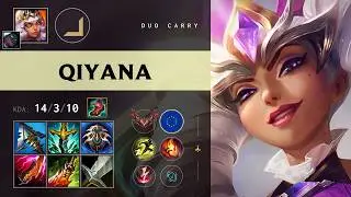 Qiyana ADC vs Yasuo - EUW Grandmaster Patch 26.13