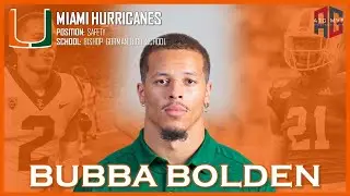 MIAMI HURRICANES: Bubba Bolden ᴴᴰ