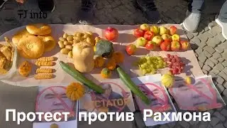 Протест в Германии против Рахмона / Рахмон дар Олмон