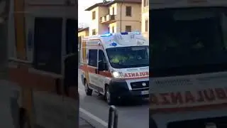 Passaggio Ambulanza Della Misericordia di Montevarchi #118 #valdarno #ambulanza #virale #sirene