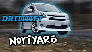 Daily van drifting on a brand-new circuit