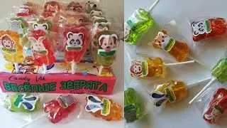Весёлые Зверята - Леденцы на палочке (CandyVik)