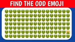 Can You Spot The Odd Emoji? Test Your Skills Now ! | emoji quiz| odd emoji out| find the odd one out