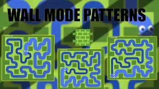 WALL Mode Patterns IN Google Snake | Level Editor Mod