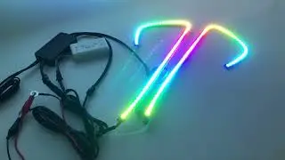 SRGBWA // GT86  FRS headlight halo chasing rgbw plus white light and turn lights.