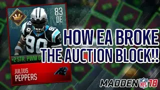DON'T GO FOR JULIUS PEPPERS!! MADDEN MOBILE 18 AUCTION HOUSE GLITCH NEWS AND INFO!!