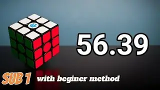 How to solve a Rubik's cube faster (with beginner method)