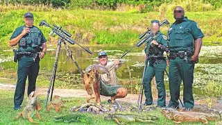 Busted! Cops Called "5 Suspicious White Guys Shooting Guns" Iguana Catch & Cook