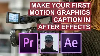 Make a Motion Graphics Caption In After Effects