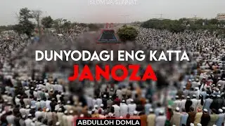 Abdulloh domla  Dunyodagi Eng Katta Janoza / Ahmad Ibn Hanbal Janozasi