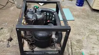 Progres tahap finishing chiller aquarium