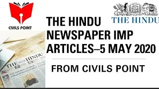 The Hindu Newspaper 5 may 2020