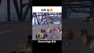 1v4 😱 clutch I don’t need aim assist 