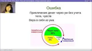 Как тело мешает иметь деньги