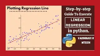 Linear Regression in Python Jupyter Notebook || Plotting Linear Regression line in Python